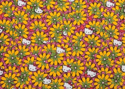 Produktbild von Tischset Platzmatte Flower Girl pink - 2 teilig - Platzdeckchen Baumwolle