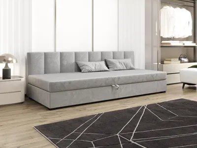 Obrázek produktu pro Jednolůžková postel 90x195 MANKA BIZ 1 - světle šedá