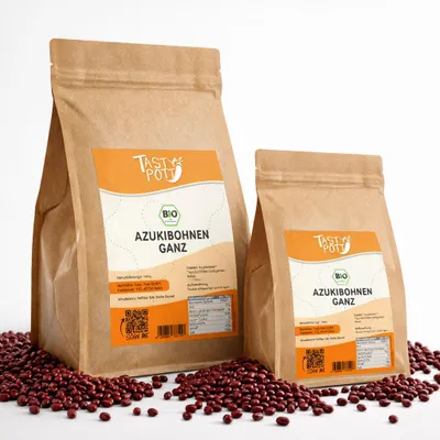 Produktbild von Tasty Pott Azukibohnen ganz - im Beutel