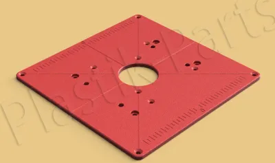 Image de ABS Plaque de fixation Plaque d'insertion Table de fraisage Bosch GOF 2000 CE Professional