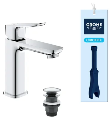 Produktbild von GROHE 1018350000, Standard, Chrom, Hebelgriffe, Einzelbild, 3/8", Keramikkartusche