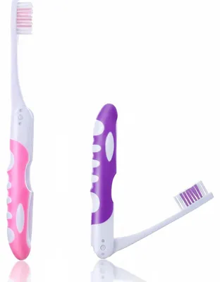 Imagen del producto de Cepillo de dientes de viaje - Plegable - Suave, Imagen generada por IA