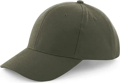 Immagine prodotto di Berretto / Cappello / Cappello in cotone spazzolato pesante Beechfield B65 | Pro-Style - Colore: Verde oliva - Taglia: Unica