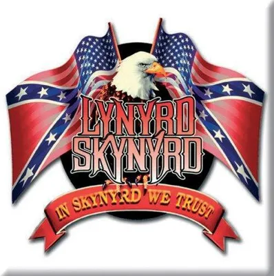 Immagine prodotto di Lynyrd Skynyrd - Magnete da frigo, aquila RO7927 (taglia unica) (rosso/blu/bianco)