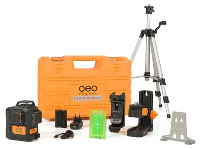 Image de Laser multiligne vert FLG 6X-GREEN + batterie + chargeur + coffret - GEO FENNEL - 534640