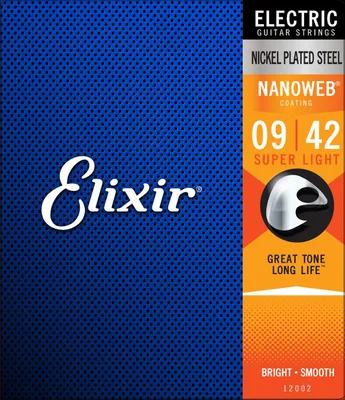 Productafbeelding van Elixir Strings 12002 - Snaren voor elektrische gitaar (09-42) NW, set van 6 stuks