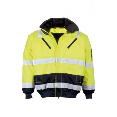 Produktbild von Piloten Warnschutz Jacke nach EN 471 & EN 343 Neongelb Größe M