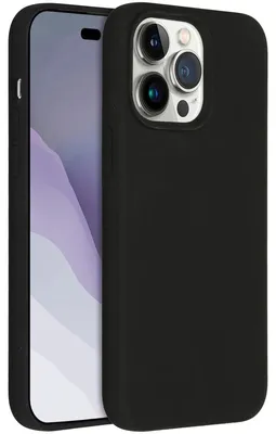 Imagen del producto de Funda Trasera de Silicona Líquida para Apple iPhone 14 Pro Max - Negro