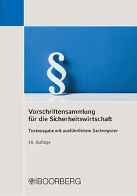 Image de Vorschriftensammlung für die Sicherheitswirtschaft