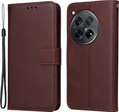 Produktbild von OnePlus 12R Hülle - Coverup Klapphülle - Braun