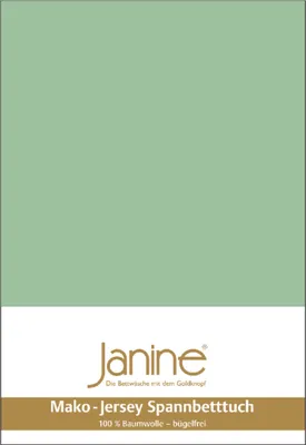 Produktbild von Janine Mako Jersey Spannbetttuch Bettlaken 140-160x200 cm5007 26 lind