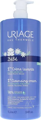 Obrázok produktu pre Uriage Bb hydratan istiaci krm 1. istiaci krm s organickm edelweissom 1000 ml
