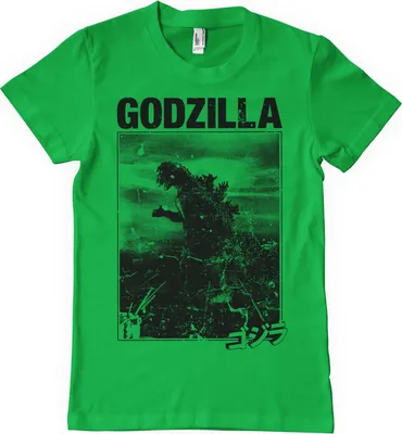 Produktbild von Godzilla Vintage T-Shirt - X-Large - Green