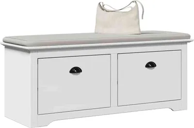 Obrázek produktu pro Lavice do chodby BODO bílá 114x40x45 cm 4016869