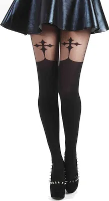 Produktbild von Pamela Mann Strumpfhose - Gothic Cross