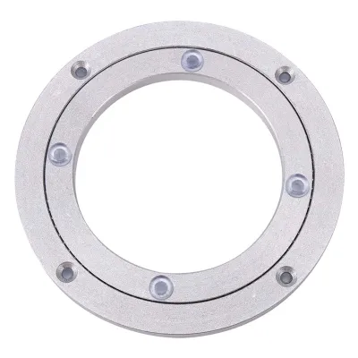 Imagen del producto de Plato giratorio de mesa redonda para comedor, fabricado en aleación de aluminio resistente