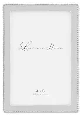 Bilderrahmen 6,54 x 4,57 Zoll, Metall, Silber, 1 Stück
