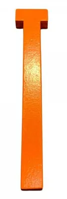 Produktbild von Design Letters Holzbuchstabe T Orange (12cm)