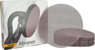 Zdjęcie produktu dla Mirka Tarcze szlifierskie siatkowe Abranet Ø 225 mm rzep / ziarnistość P180 / 25 szt
