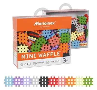 Image de Blocs Mini Waffle, 140 pièces - Marioinex