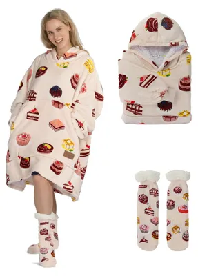 Image de Couverture-hoodie en polaire douce, taille XXL, idéale pour la maison