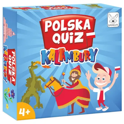 Zdjęcie produktu dla Kangur Gra Quiz Kalambury dla dzieci i rodziny od 4 lat