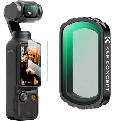 Produktbild von Magnetischer Black Mist 1/4 Filter für DJI Osmo Pocket 3 Aluminiumrahmen