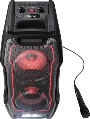 Image de SHARP Haut-parleur de fête Bluetooth PS931, 180 W, noir