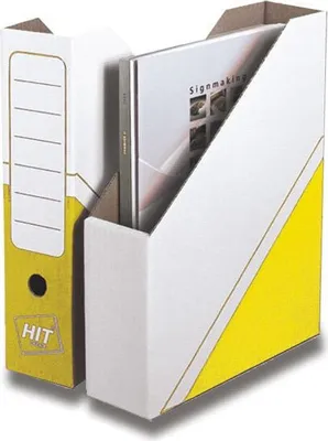 Obrázok produktu pre Magazin box Hit Office - archivačný box 75 mm, žltý
