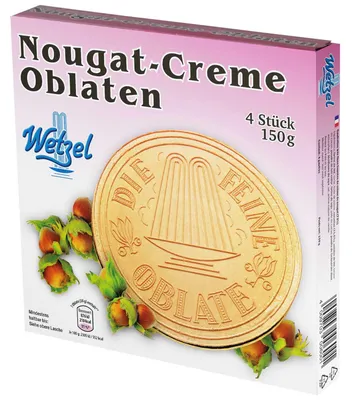 Produktbild von Wetzel Nougat-Creme Oblaten 4er