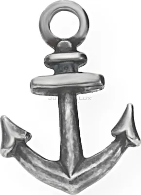 Produktbild von JuwelmaLux Einzel Ohrstecker 925 Sterling Silber Anker geschwärzt JL32-06-0038