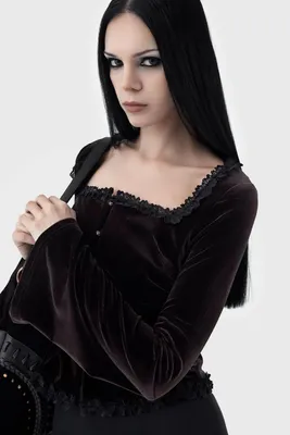 Produktbild von KILLSTAR Langarm Samttop - Heliria S
