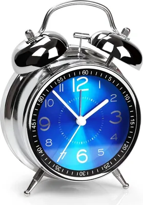 Produktbild von Super lauter Wecker, Retro Wecker, kein Ticken, geräuschlos, Quarz mit Hintergrundbeleuchtung, Analog Quarzwecker, Silber