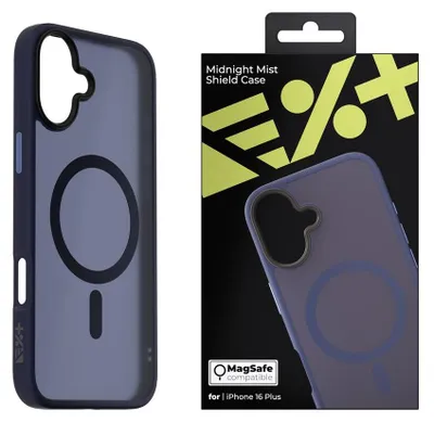 Image de Coque de protection MagSafe pour iPhone 16 Plus, robuste, couleur bleu foncé