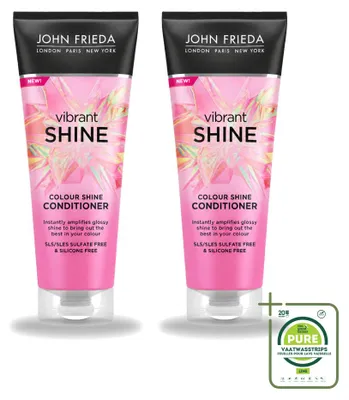 Obrázok produktu pre 2 ks kondicionéru John Frieda Vibrant Shine Colour – 250 ml – veľké balenie