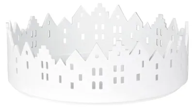 Produktbild von Räder Stadtschale 18,5 cm Schale Weiß Porzellan mit Relief 92144