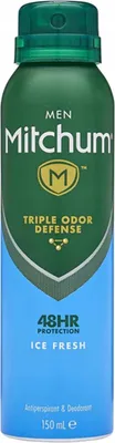 Zdjęcie produktu dla Mitchum Ice Fresh Deodorant Dla Mężczyzn Spray 150ml