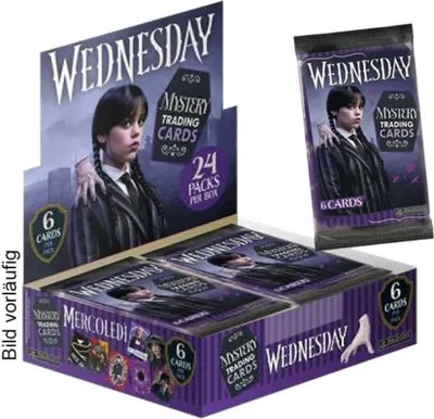 Produktbild von Wednesday Trading Cards Flow Pack Box (24)