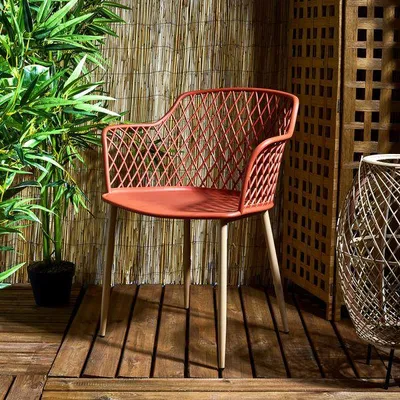Image de Fauteuil - HOME DECO FACTORY - Malaga - Tendance - Orange