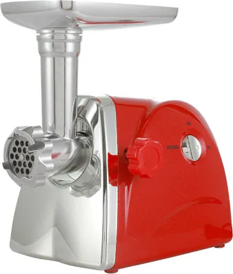 Produktbild von 800W Elektrischer Fleischwolf Edelstahlmesser Lebensmittelqualität Wurstmaschine Wurstfüller (rot)