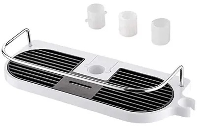 Produktbild von Ibergrif - Dusch Caddy, Duschablage ohne Bohren, Duschkorb für die Duschstange,