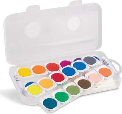 Immagine prodotto di 24 colori ad acquerello in una tazza da Ø 30 mm