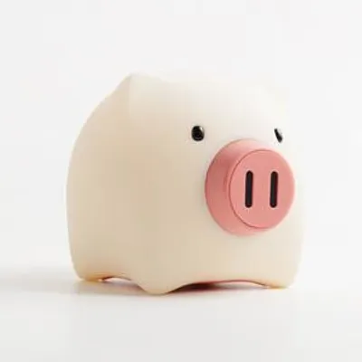 Produktbild von MEGALight PIGGY PIG Kinder-Nachtlicht, Farbe:Weiß