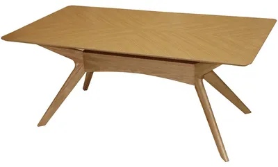 Rechteckiger Esstisch aus Eichenholz 180x95x75 cm