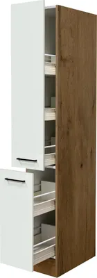 Produktbild von Flex Well Apothekerschrank Vintea BxTxH 30 x 57 x 200 cm magnolienweiss matt zerlegt 00011629