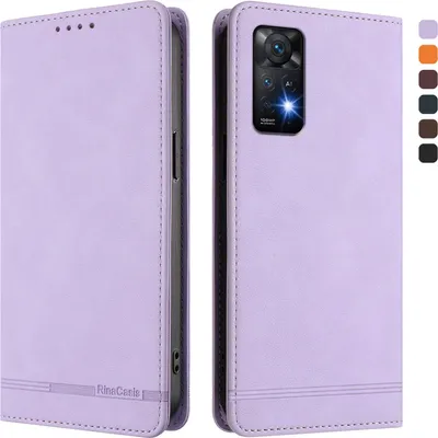 Image de Etui pour Xiaomi Redmi Note 11 Pro 5G/4G/Note 12 Pro 4G, étui rétro en cuirPolyuréthaneavec support et fentes pour cartes Violet
