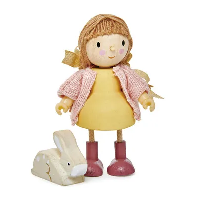 Produktbild von Tender Leaf Toys Amy and her Rabbit, 3 Jahr(e), Mehrfarbig, Holz