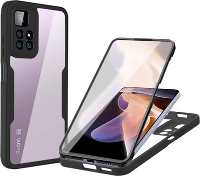 Image de Xiaomi Poco M4 Pro 5G Case, 360° Complete Protection with Built-in Display Protector for Xiaomi Poco M4 Pro 5G black