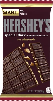 Obrázok produktu pre Hershey's Special Dark s mandľami Giant (12 x 209 g)