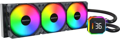 Productafbeelding van MONTECH HyperFlow Digital 360, zwart